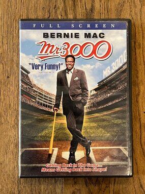 Mr. 3000 2004 Movie Fullscreen DVD Bernie Mac Comedy Sports Team Rebound Story
